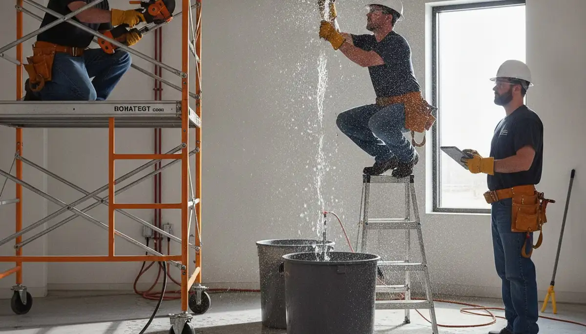 Emergency plumbers in Bakersfield, CA responding to urgent leak repair and pipe damage