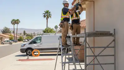 Plumber repairing a pipe in Bakersfield, CA for reliable plumbing service
