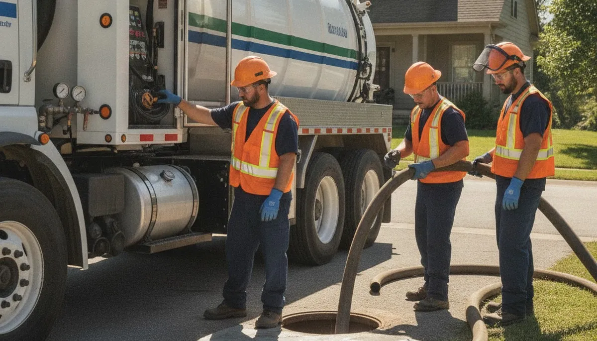 Septic pumping service in Bakersfield, CA for residential plumbing repair needs