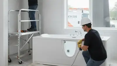 Walk-in tub installation for Bakersfield, CA homes by local plumbing repair experts