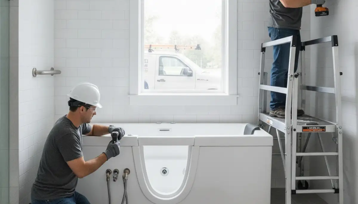 Walk-in tub installation for Bakersfield, CA homes by On Call Plumbers