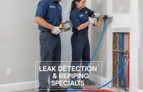 Leak detection and repiping services in Bakersfield, CA for plumbing repair homes and businesses